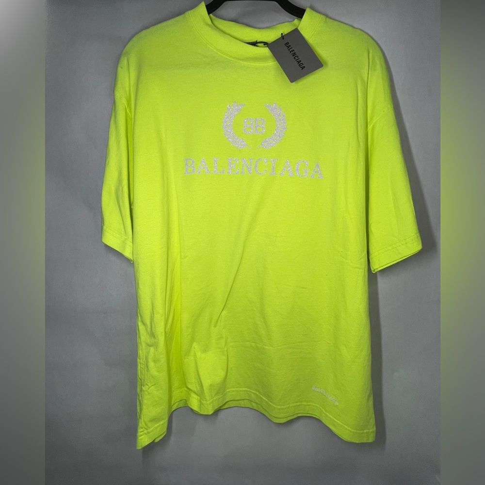 Balenciaga Fluorescent Logo Tee (New)